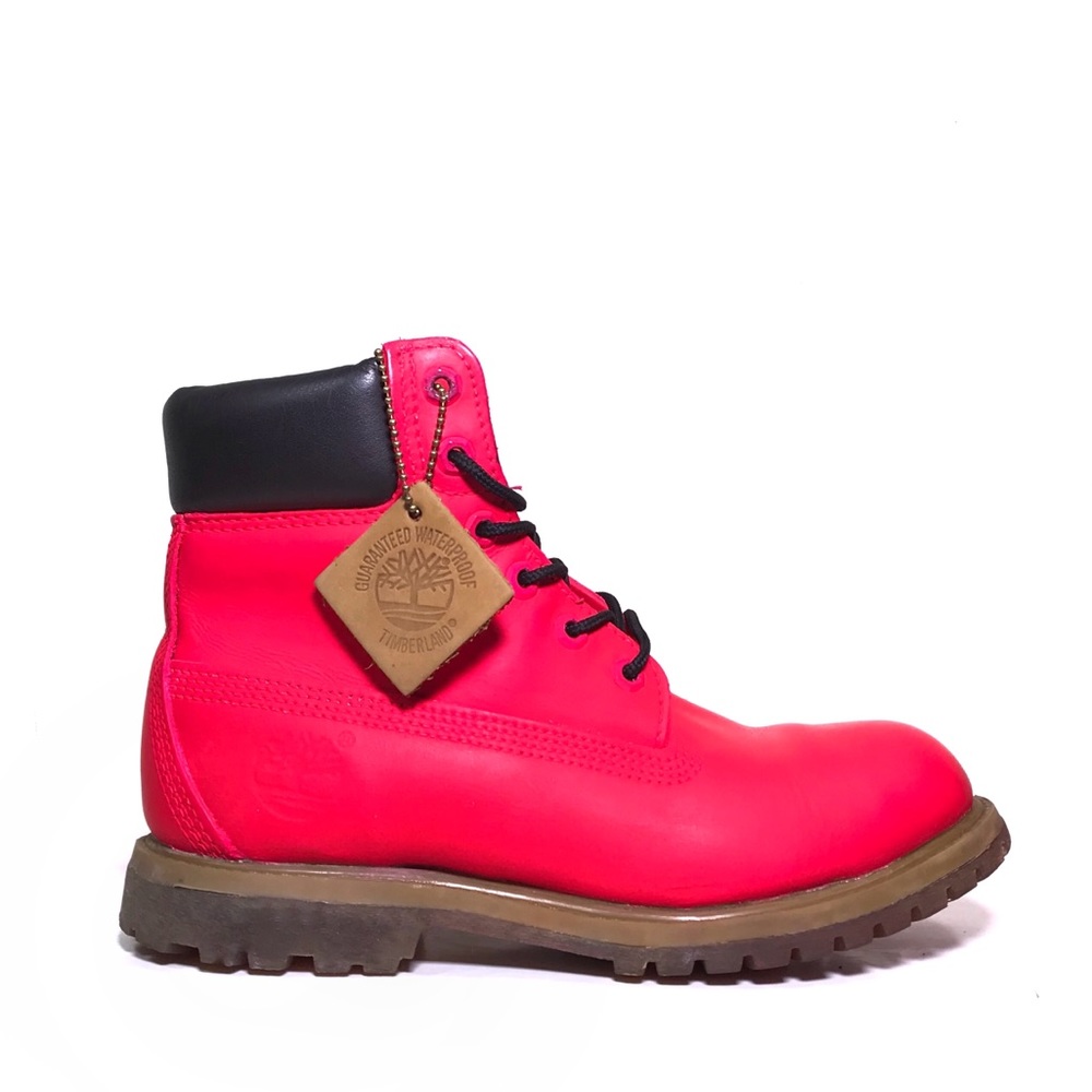 Timberland 6” Candy Apple Red Premium Boots